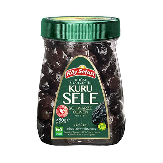 Koy Sefasi Black Olive Gemlik Kuru Sele [PET] (450g) product image