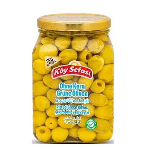 Koy Sefasi Green Olives Pitted [Jar] (800g) product image