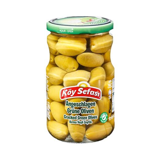 Koy Sefasi Green Olives Cracked [Jar](Kirma) 400g (720g) product image