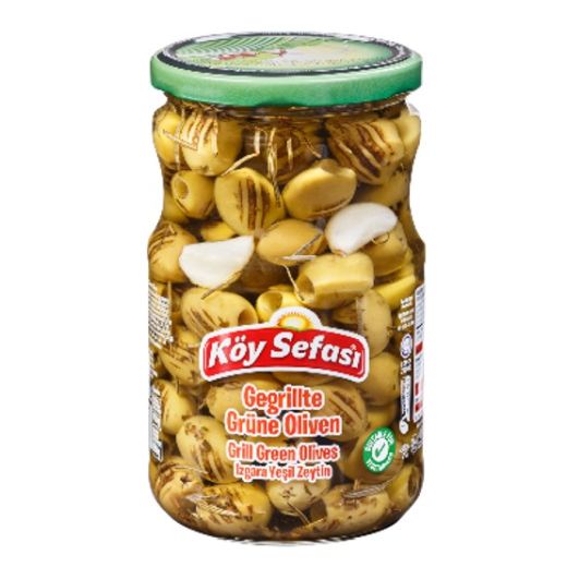 Koy Sefasi Green Olives Grilled [Jar] 720g product image