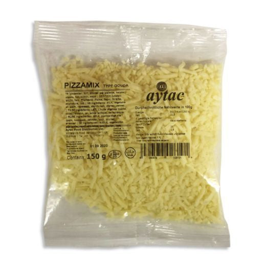 Aytac Pizzamix Gouda Type Grated Cheese (150GR)