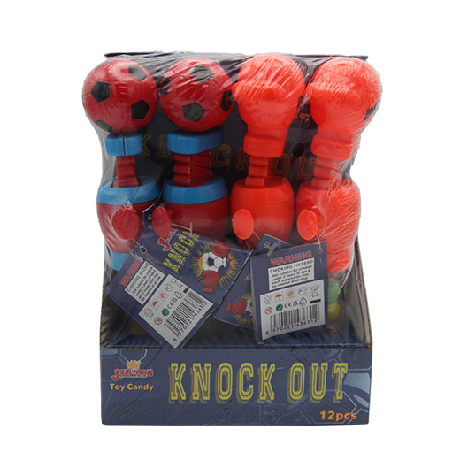 Jellyman Toys Knock Out With Gum Ball (10G X 12 PCS)