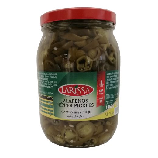 Larissa Jalapeno Pickles / Jelepone Biber (Jar) (1450G)