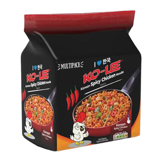 Ko-Lee Korean Spicy Chicken 4 Pack Instant Noodle (70G)