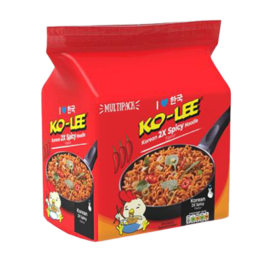 Ko-Lee Korean 2 X Spicy 4 Pack Instant Noodle (70G)