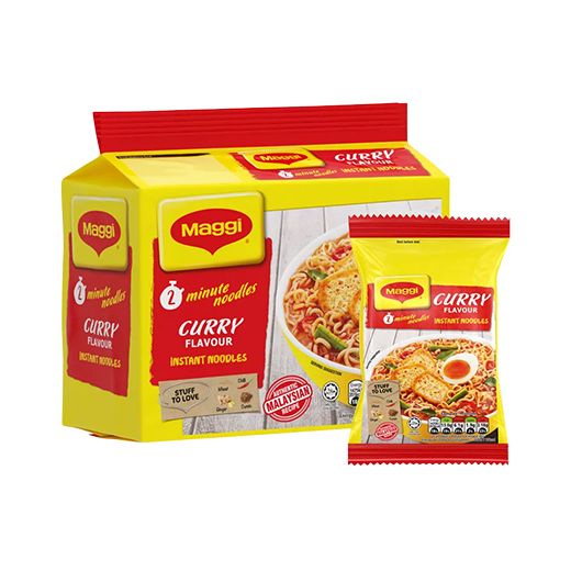 Nestle Maggi Curry Noodles (2 Minute) (79G)