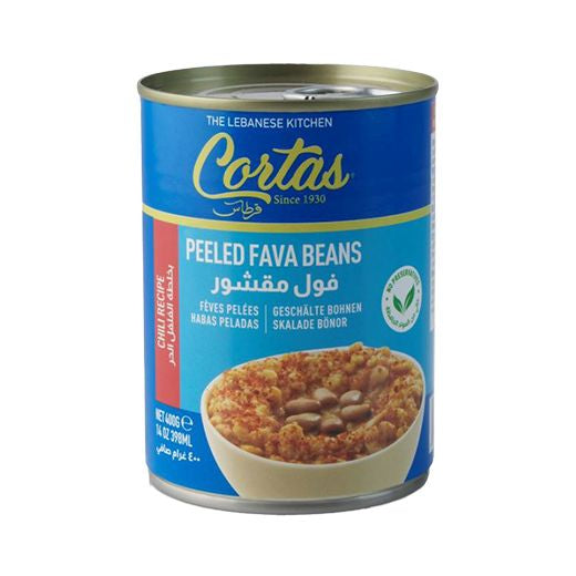 Cortas Peeled Fava Beans W-Chilli (400G)