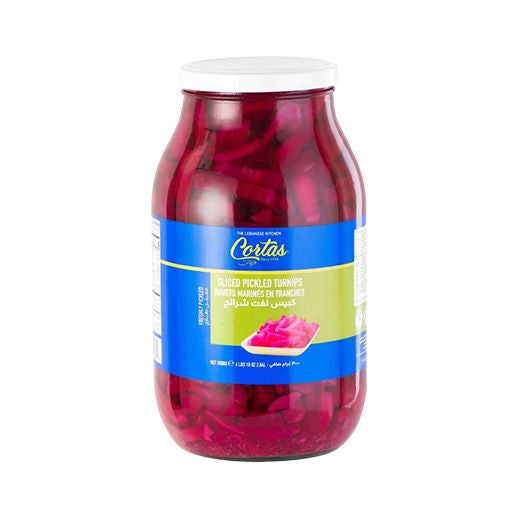 Cortas Pickled Turnips Sliced With Beetroot (3000G)