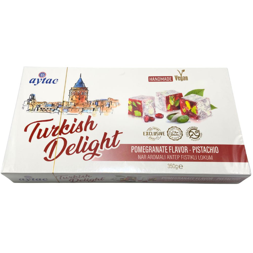Aytac Turkish Delight Bowl Pomegaranate and Pictachio (350G)