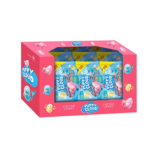 Jm Soho Cotton Candy Strawberry Bubble Gum & Banana - Mp 12 Pouches (15g (180g)) product image