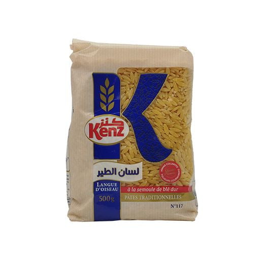 Kenz Orzo Pasta Langue Doiseau (500g) product image