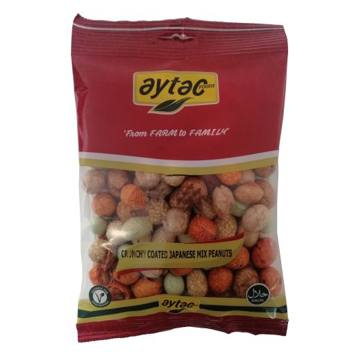 Aytac Crunchy Coated Japanese Mix Peanuts (Nut Bag) (130G)