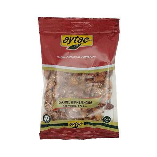 Aytac Caramel Sesame Almonds (Nut Bag) (170g) product image