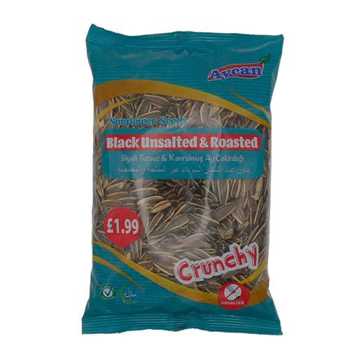 Aycan Unsalted Sunflower Seeds (Black-Blue) (350G)