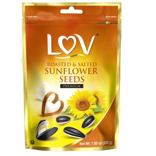 Lov Sunflower Seed Roasted And Salted (Nutri) (200GM)