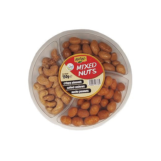 Aytac Mixed Nuts 1 (Crispy Almonds-Salted Cashews-Nacho Peanuts) (150g) product image