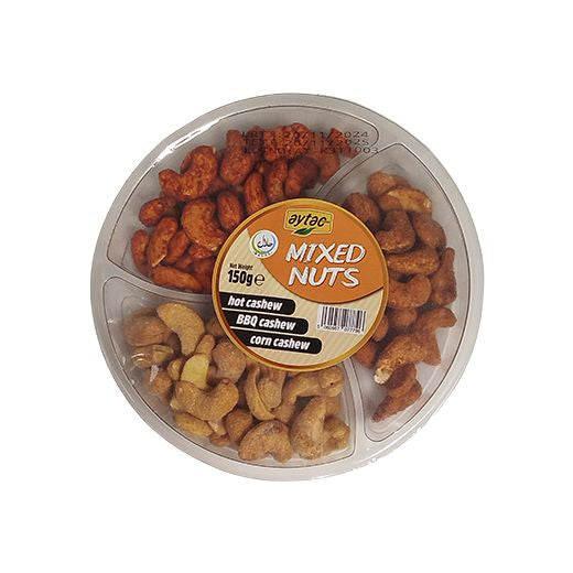 Aytac Mixed Nuts 4 (Hot Cashews-BBQ Cashew-Corn Cashew) (150g) product image