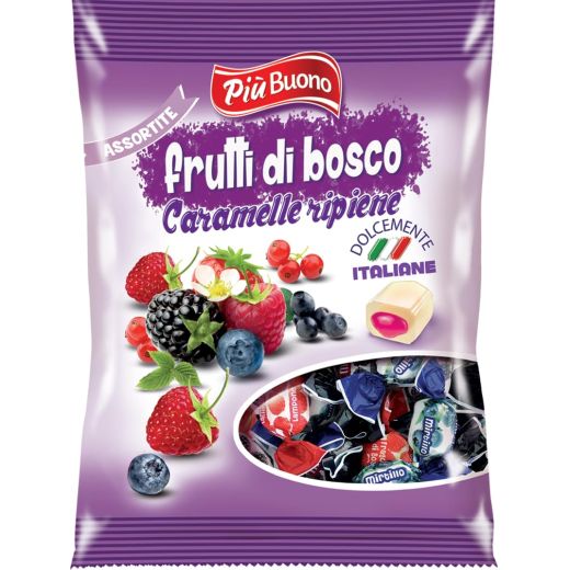 Piu Buono Caramelle Frutti Di Bosco Assortite (175G)