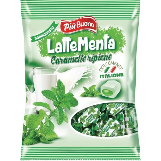 Piu Buono Caramelle Latte Menta (175G)