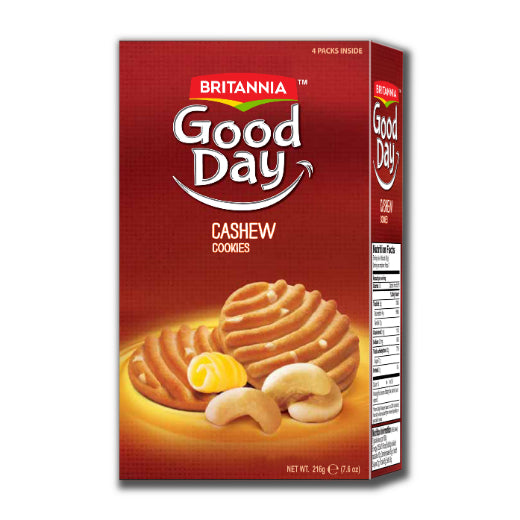 Britannia Good Day Cashew (2 For 2.20 Gbp) (216g) product image