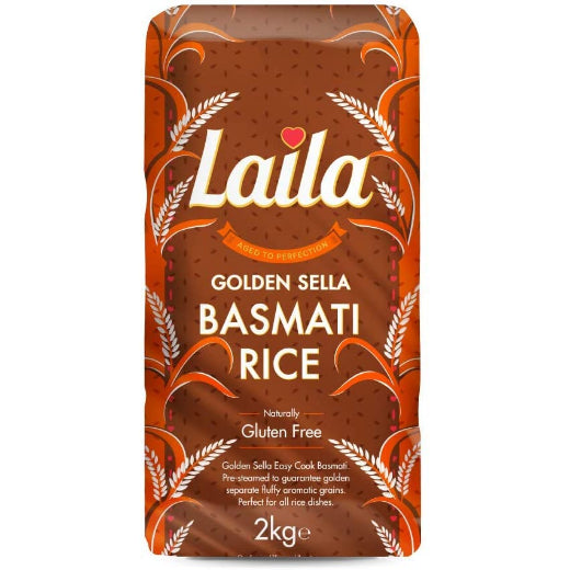Sry Laila Sella Basmati Rice(Brick Pack) 2kg - Plain product image