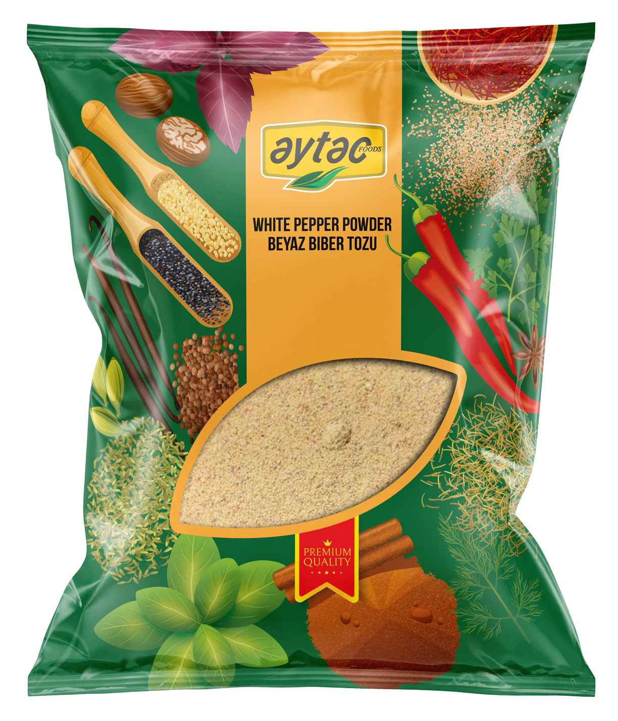 AYTAC SPICE WHITE PEPPER POWDER1KG