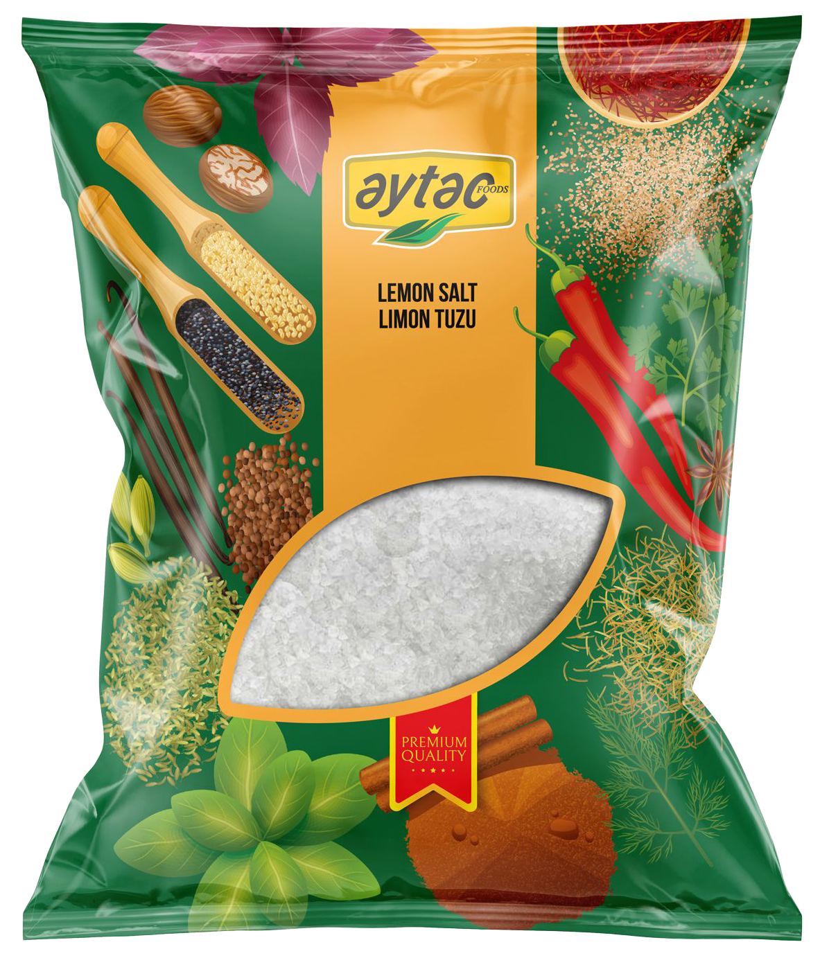 AYTAC SPICE LEMON SALT GRAIN1KG