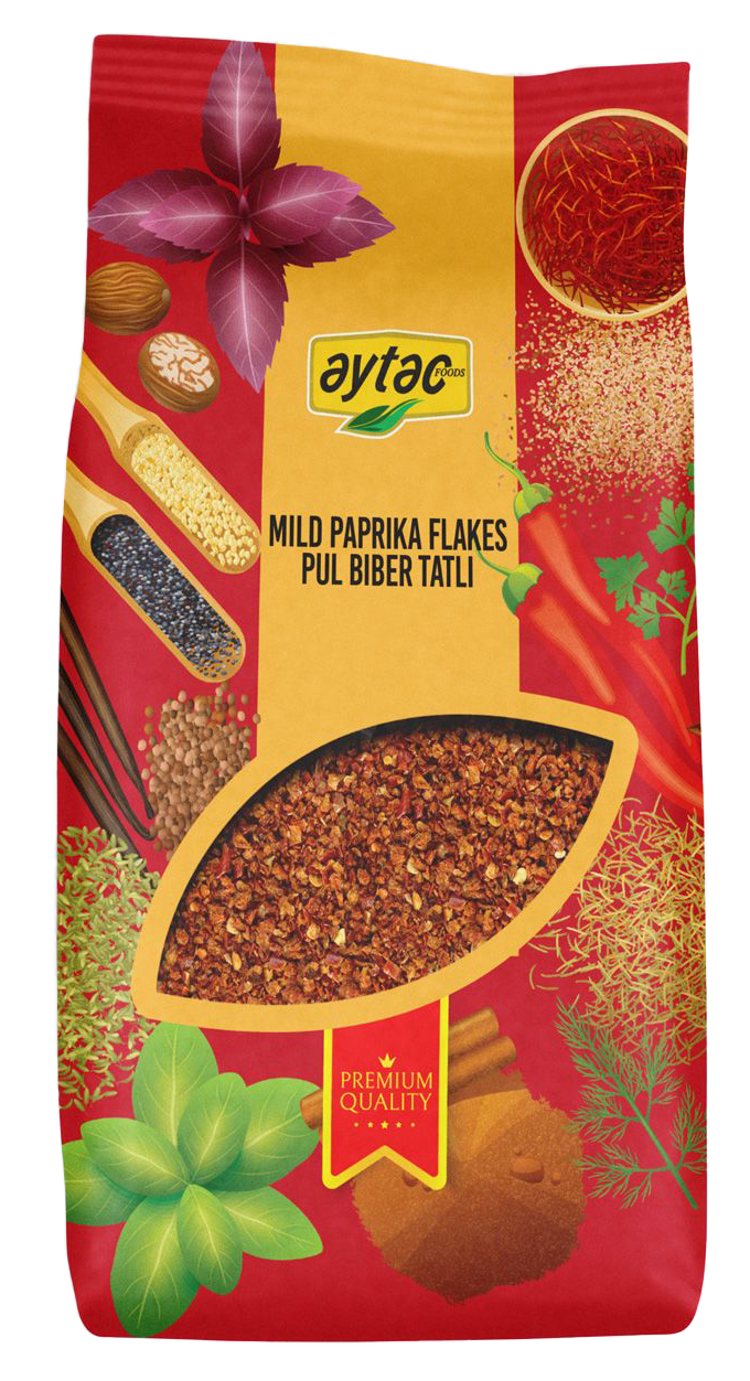 AYTAC SPICE RED PEPPER (PAPRIKA) FLAKES MILD (500GR)