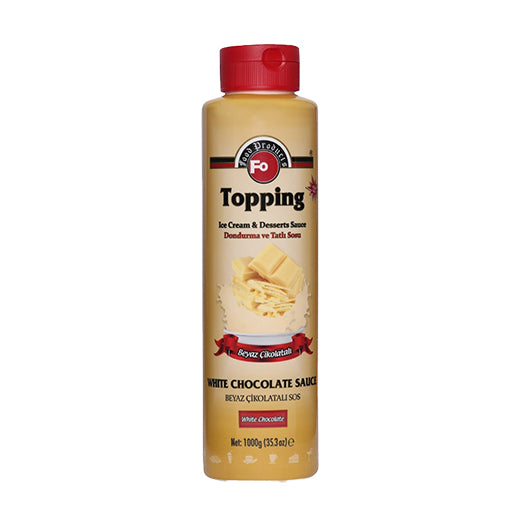 Fo White Chocolate Topping Sauce 1kg product image
