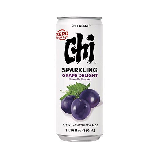 Chi Forest Grape Sparkling Water 330ML Can