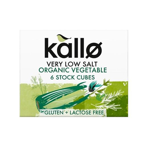 Kallo Very Low Salt Vegetable Stock Cubes (66G)