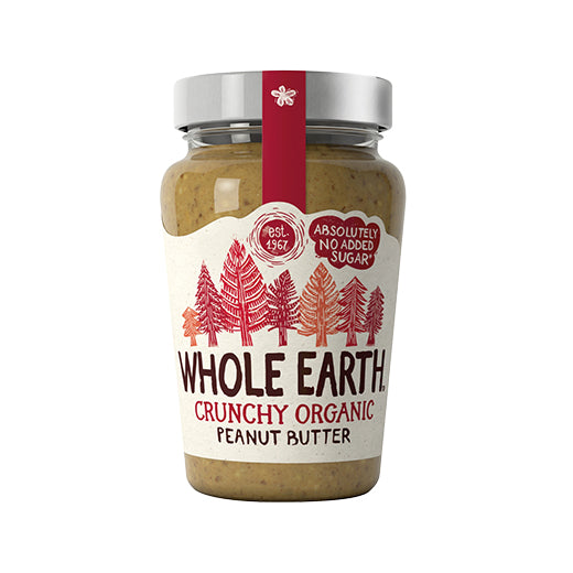 Whole Earth Organic Peanut Butter Crunchy (340G)