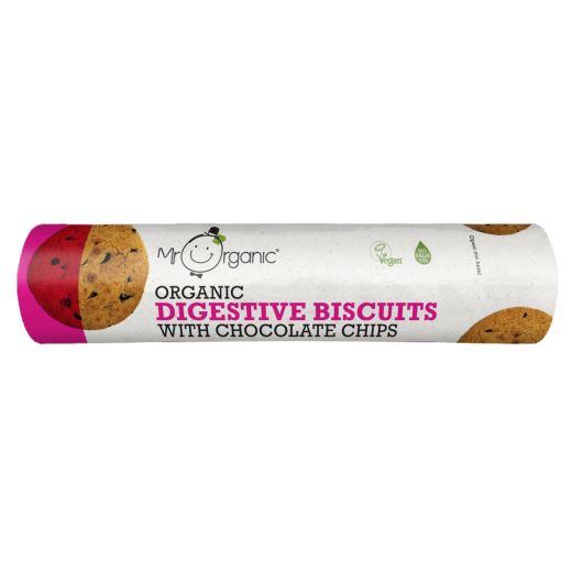 Mr Organic Chocolate Chip Digestive Biscuits (250G)