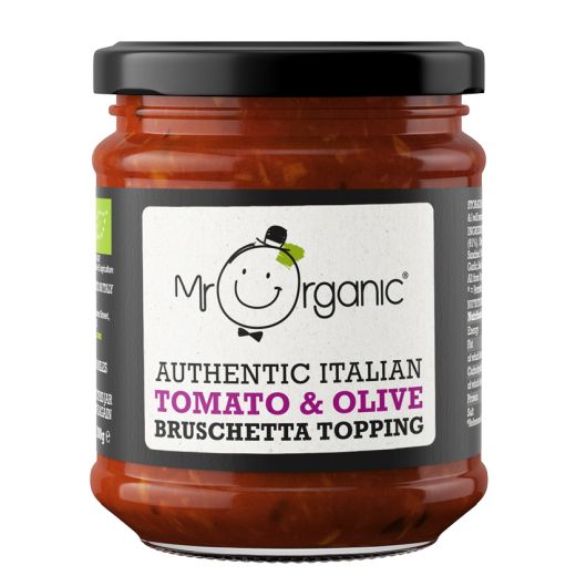 Mr Organic Italian Tomato Olive Bruschetta Topping (200G)