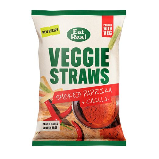 Eat Real Veggie Straws Smoked Paprika & Chilli (110G)