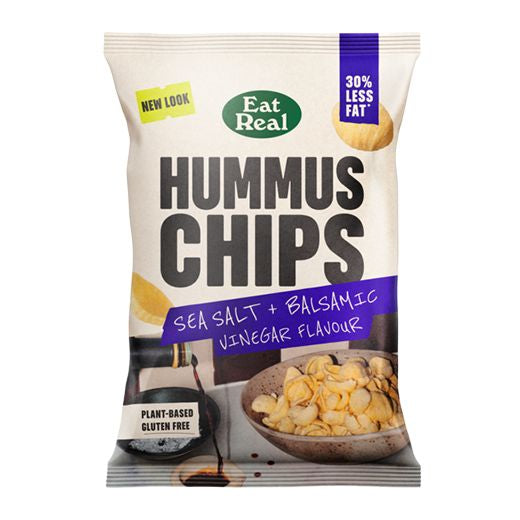 Eat Real Hummus Sea Salt And Balsamic Vinegar - 135Gr