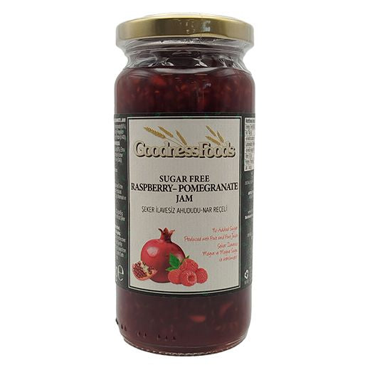 GOODNESS RASPBERRY POMAGRANATE JAM  (290 gr)