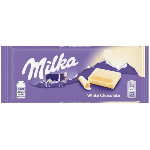 Milka White Chocolate (100G)