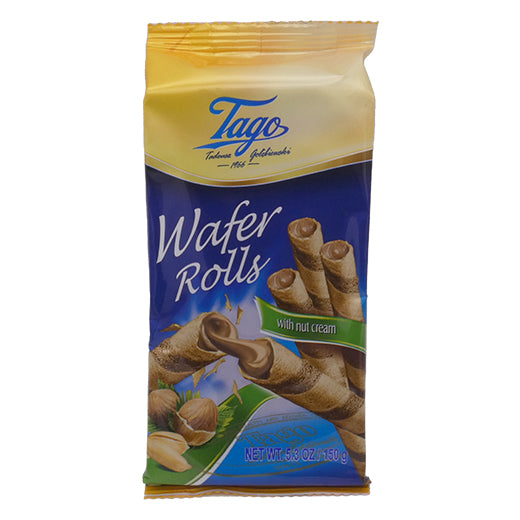 Tago Nut Cream Wafers Roll (Rurka) (150GR)