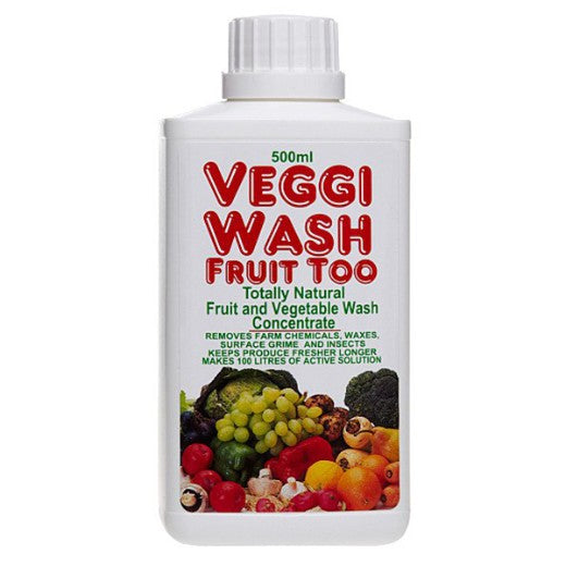 Veggi Wash Fruit Too Fruit & Vegetable Wash Concentrate (500ML)