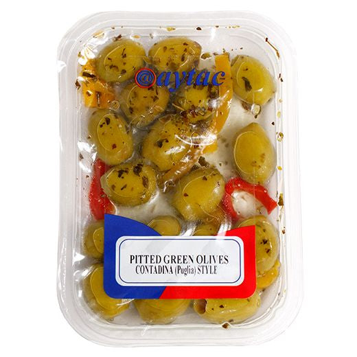 Aytac Pitted Green Olives - Contadina Puglia Style (120G)