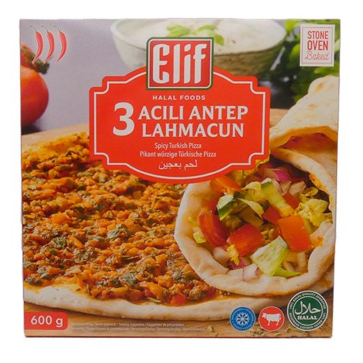 Elif 3 Antep Acili Lahmacun Hot (600GR)