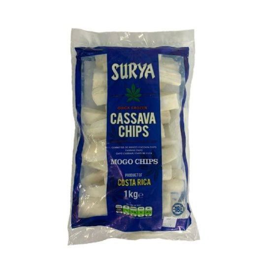 Sry Surya Frozen Cassava Chips 6X1Kg (1KG)