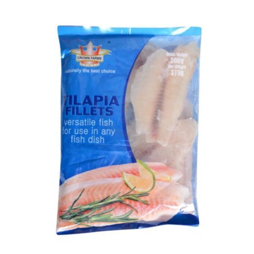 Crown Farms Tilapia Fillet Fish (500GR)