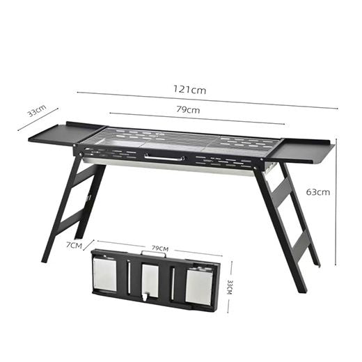 BBQ* Mangal Barbeque Fold Wing K-702 121*33*63Cm (121X33X63CM) product image