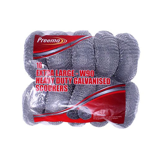 Ctr Preema H. Duty Galvanised Scourers W90 Extra Large (10 pcs) product image