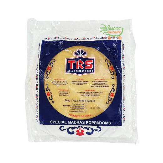 TRS Papads Madras Plain (Ctns) (200Gx10pcs) product image
