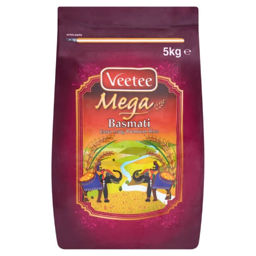 Veetee Mega Extra Long Basmati 5kg Pm product image