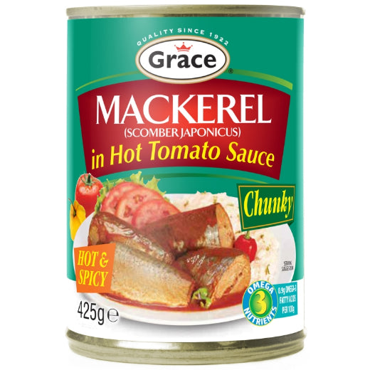 Grace Mackerel In Tomato & Chilli (425g) product image
