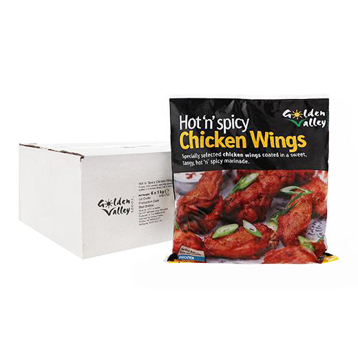 Ctr Ctf Golden Valley Hot ''N'' Spicy Chkn Wings 1kg product image